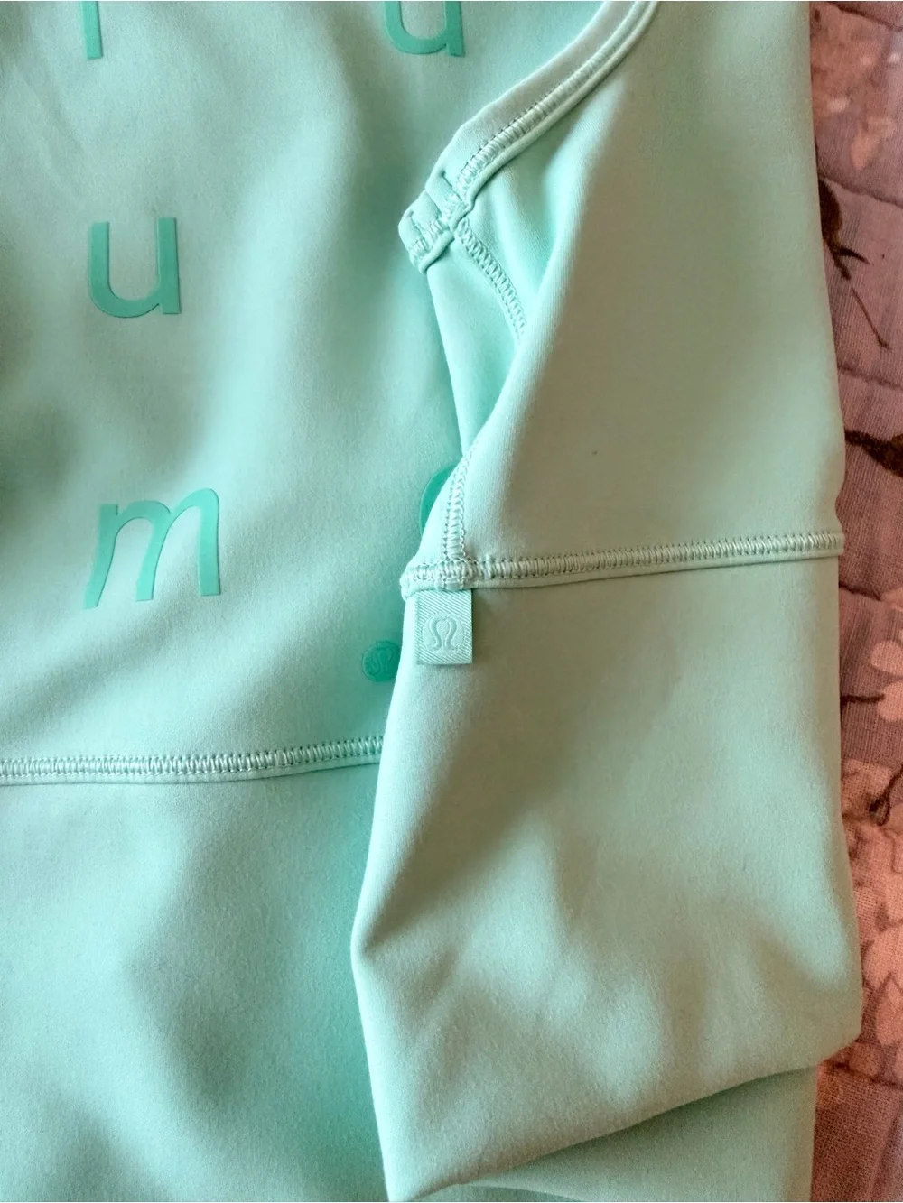 lululemon athletica mint green sports bra top